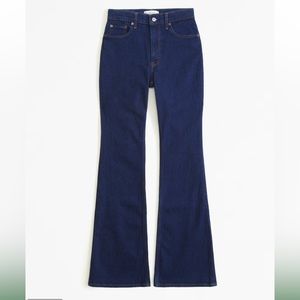 Abercrombie & Fitch Super Dark High Rise Vintage Flare Jean